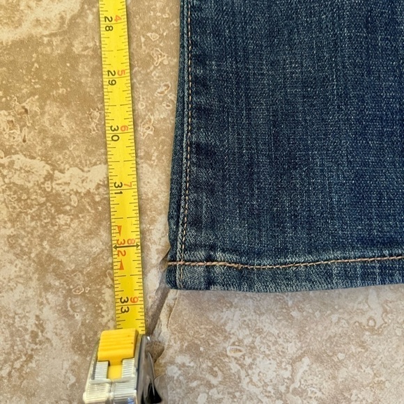 Lucky BRAND Vintage Cate boot leg flare with flap pockets distressed size 29 - Picture 14 of 15